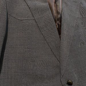 Grey suit. Classic single breasted